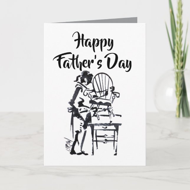 Cartão Dia de os pais Feliz do Futuro do Presidente (Frente)