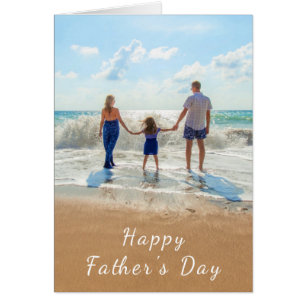 Cartão Dia de os pais Feliz - Foto e Texto Personalizados