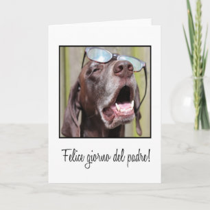 Cartão Dia de os pais Feliz Italiano