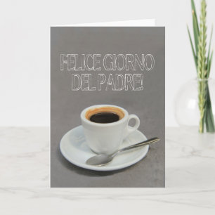 Cartão Dia de os pais Feliz Italiano