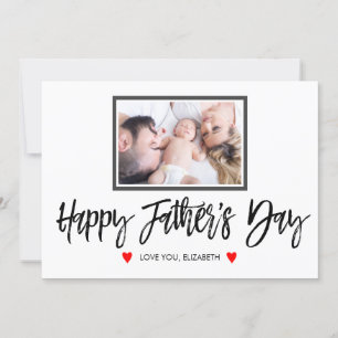 Cartão Dia de os pais Feliz Personalizado com Foto