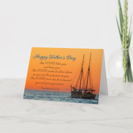 Cartão Dia de os pais Inspirador, O Senhor Te Abençoa