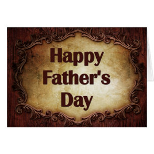 Cartão Dia de os pais Ornamental