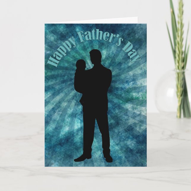 Cartão Dia de os pais Pai e Filho (Frente)