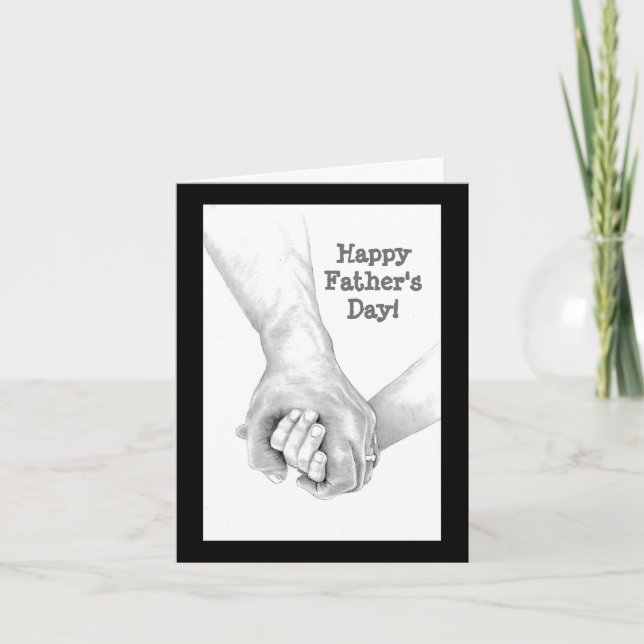 Cartão Dia de os pais para o meu Super Herói (Frente)