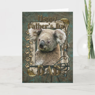 Cartão Dia de os pais - Pedras Pedras - Koala