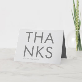 Cartão Dia de os pais simples de Cinza em negrito Ultra M