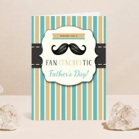 Dia de os pais Trendy (Fan-Tache-Tic) Mustache Fot
