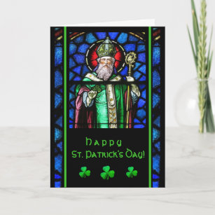 Cartão Dia de Patrick com Oração e Bênção