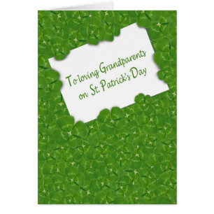Cartão Dia de Patrick para Avós
