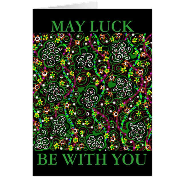 Cartão Dia de São Patrício (Frente)