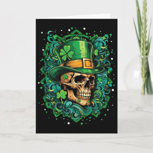 Cartão Dia de São Patrício Irlandês Paddy Shamrock Dia De