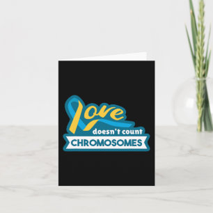 Cartão Dia de Sensibilização para a Síndrome Mundial Desc