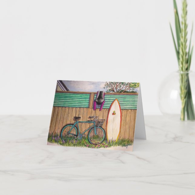 Cartão "Dia de Verão" (Frente)