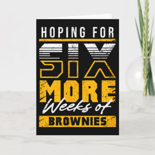 Cartão Dia Divertido do Furão 6 Semanas A Mais de Doçuras