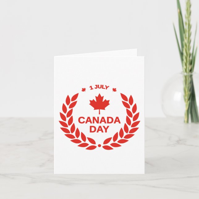 CARTÃO DIA DO CANADÁ (Frente)