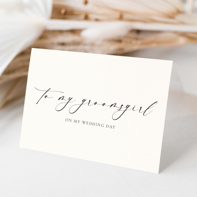 Cartão Dia do Casamento da Minha Dama de Honra Ellesmere (Criador carregado)