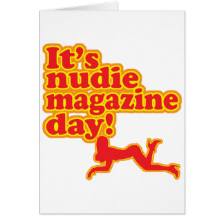 Cartão Dia do compartimento de Nudie!