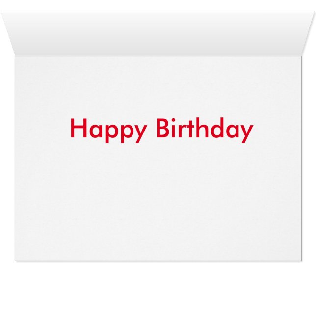 Cartão DIA do CRÂNIO do AÇÚCAR do aniversário do GATINHO (Interior horizontal (base))