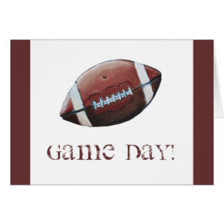 CARTÃO DIA DO JOGO DE FUTEBOL!