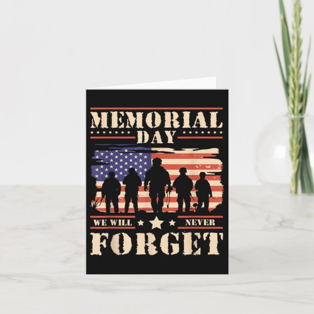 Cartão Dia do Memorial que Nunca Esqueceremos _1 (Frente)