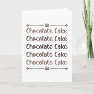 Cartão Dia Doce de Chocolate de Cacau Presente de Amor