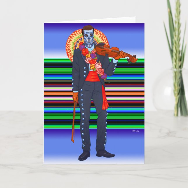 Cartão Dia dos Mortos (Frente)