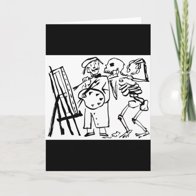 Cartão Dia dos Mortos, México. Cerca de 1951 (Frente)