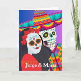 Cartão Dia dos Mortos por Filho e Filha na Lei