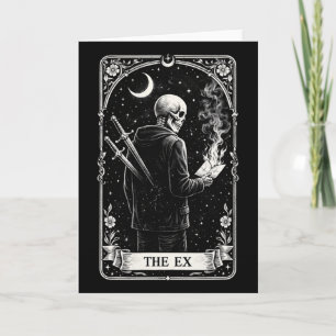 Cartão Dia dos Namorados Carta de Tarot O Ex Amor Gótico