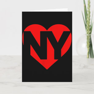 Cartão Dia Dos Namorados Coração Nova York Nyc Coração Eu