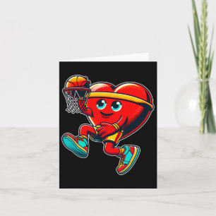 Cartão Dia dos Namorados Coração Retro Sketll Jogador Sla