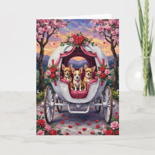 Cartão Dia dos Namorados do Cão Chihuahua