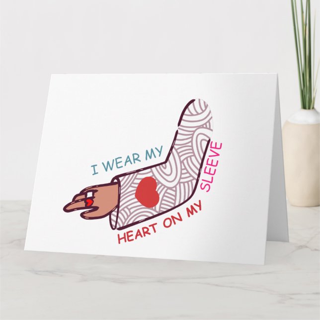 Cartão Dia dos Namorados Engraçado Amor Pun Lovecore Esté (Frente)