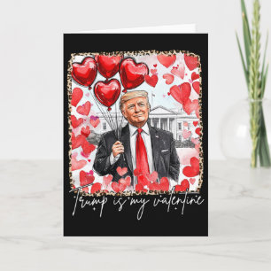 Cartão Dia dos Namorados Engraçado Trump é Meu Namorado B