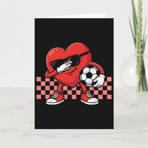 Cartão Dia dos Namorados Futebol Dab Futebol Coração Home