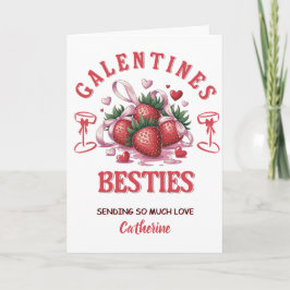Cartão Dia dos Namorados Galentine personalizado