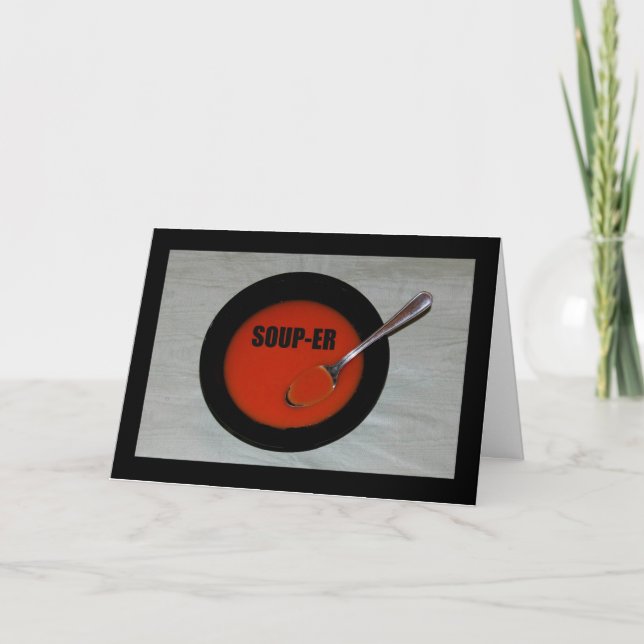 Cartão Dia dos Namorados Super-Sopa (Frente)