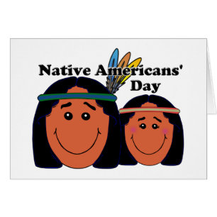 Cartão Dia dos Nativos Americanos