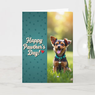 Cartão Dia dos Pais Card Sweet Teal Print