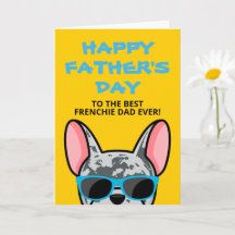 Dia dos Pais Frenchie Blue Merle Bulldog Francês