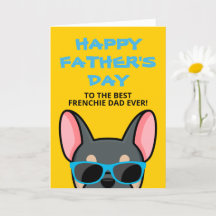 Dia dos Pais Frenchie Bulldog Francês Azul Bege