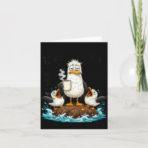 Cartão Dia dos Pais Gaivota Pai Engraçado Humor Gaivotas