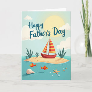 Cartão Dia dos Pais Ilha Sunshine Card