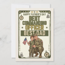 Dia dos Pais Militar Melhor Oficial Comandante