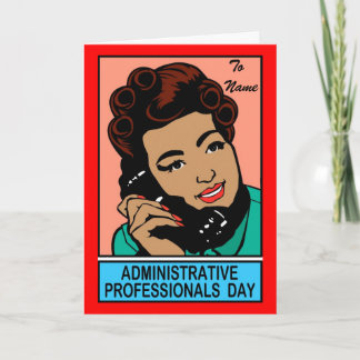Cartão Dia dos Profissionais Administrativos