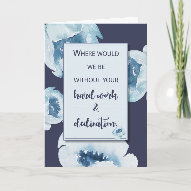 Cartão Dia dos Profissionais Administrativos Durante o Co (Frente)