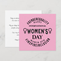 Dia Internacional da Mulher | 8 de Março Igualdade