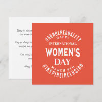 Dia Internacional da Mulher | 8 de Março Igualdade