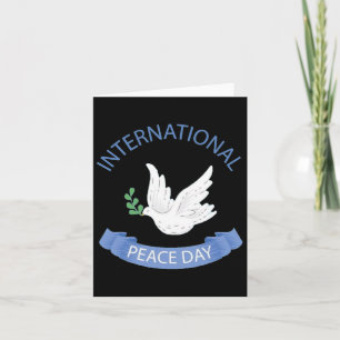 Cartão Dia Internacional Da Paz Na Terra Dia C Da Paz